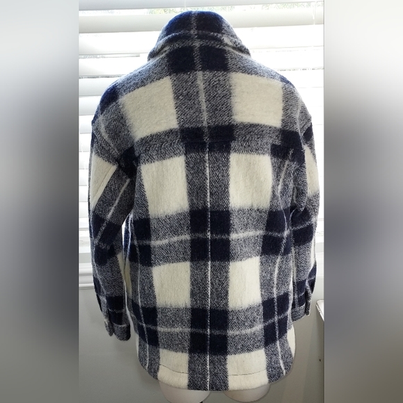 Madewell Walton Shirt Jacket in Collecton Plaid NWOT small flaw - Picture 3 of 10